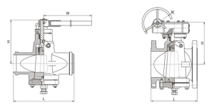Drawing of API Pressure Balance Plug Valve