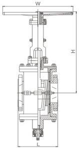 Drawing 1 of Double Block and Bleed Plug Valve