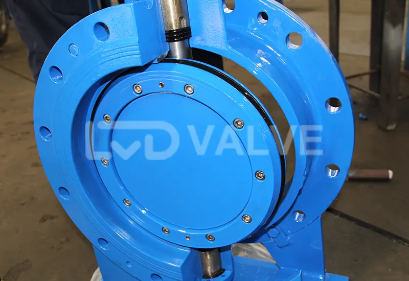 Double eccentric butterfly valve
