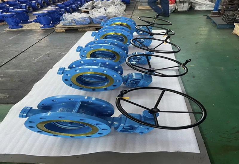 Gear Operated Flanged Metal Hard Seal Butterfly Valve(Triple Eccentric Butterfly Valve